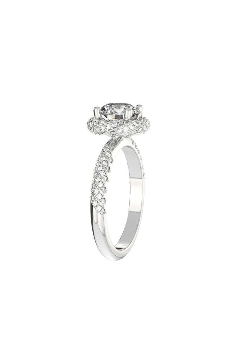 Bliss Diamond Certified 1.20Ct Diamond Engagement Ring Gold Lab Grown Twist Vine Band, Alternate, color, 