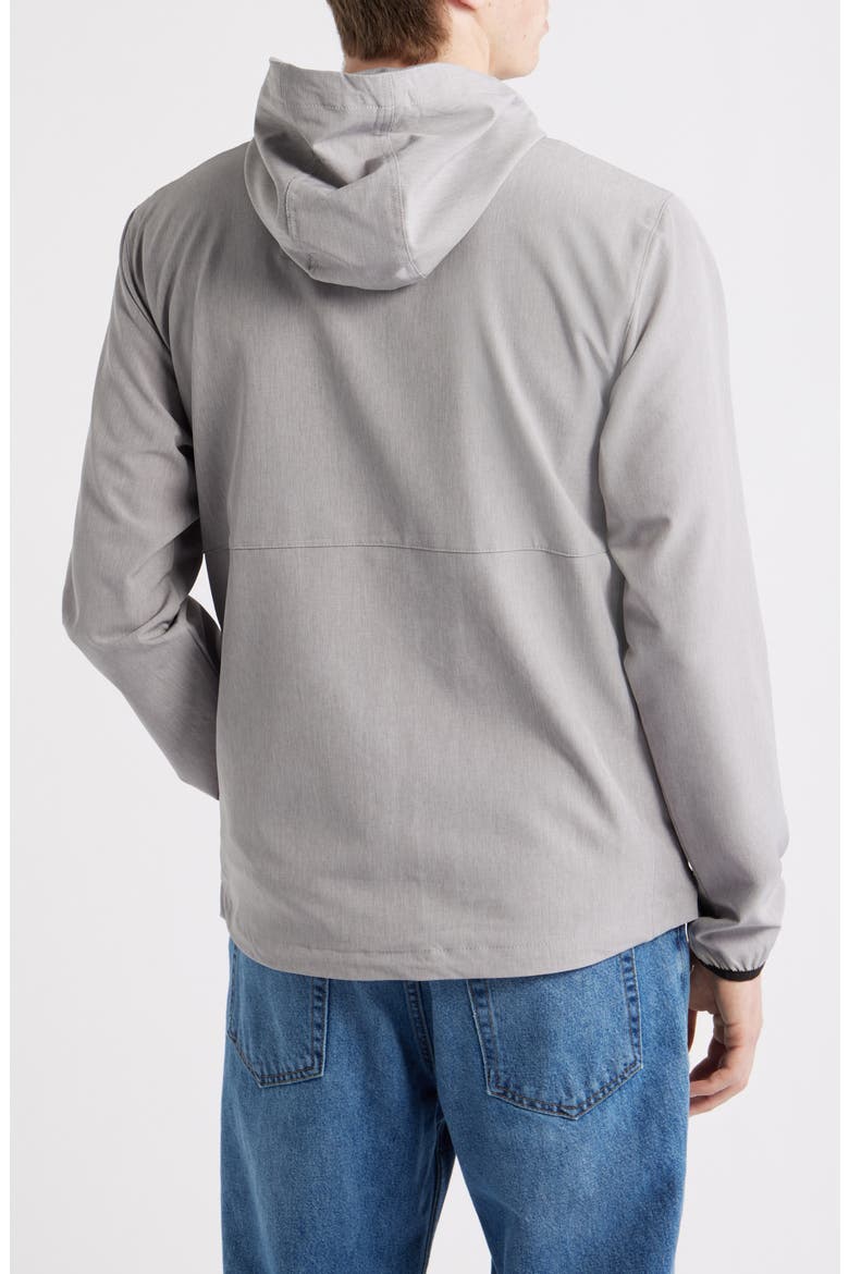 Elite Anti Series Water Repellent Hooded Jacket, Alternate, color, GREY MARLE