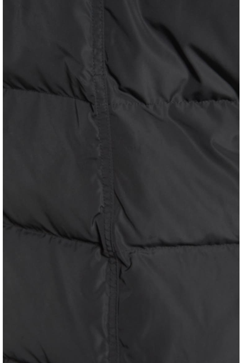 Cole Haan Feather & Down Puffer Jacket with Faux Fur Trim, Alternate, color, BLACK