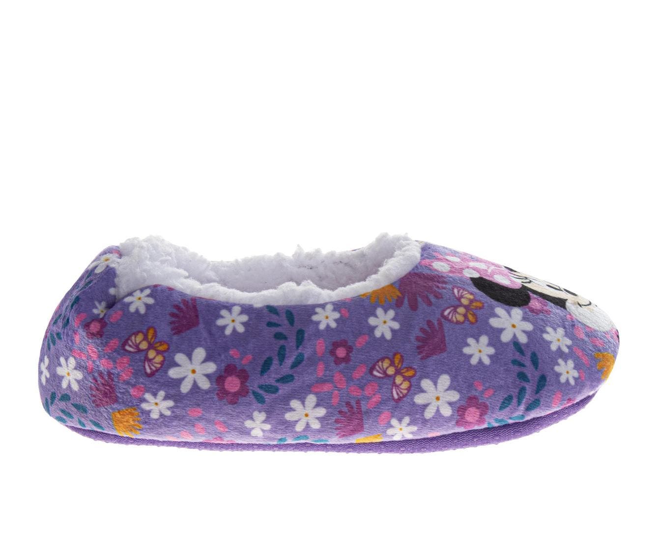 Disney Minnie Mouse Slippers, Alternate, color, Purple