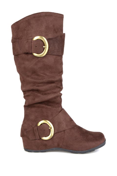 JOURNEE Jester Side Buckle Tall Boot