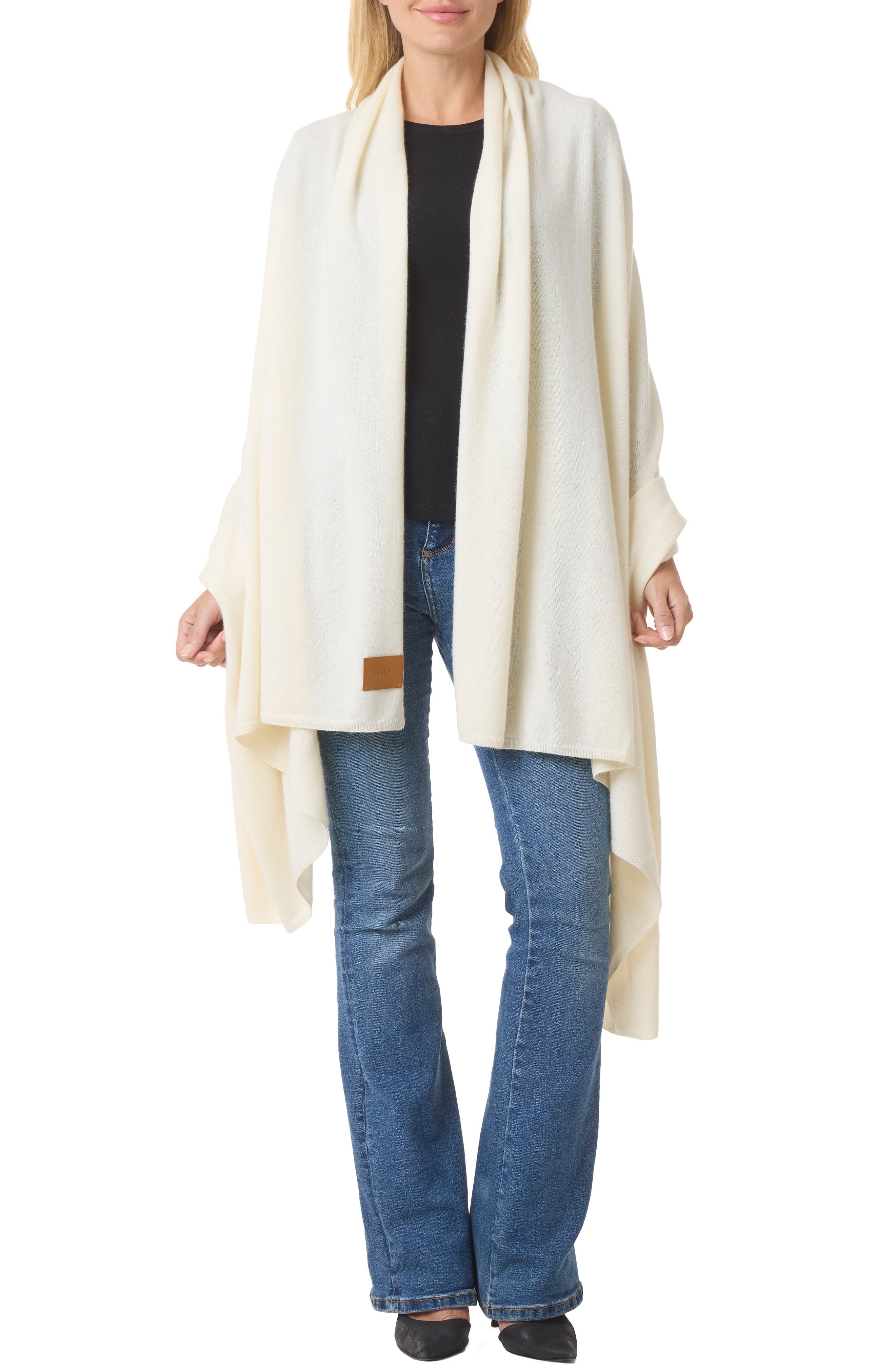 Wool & Cashmere Jersey Wrap