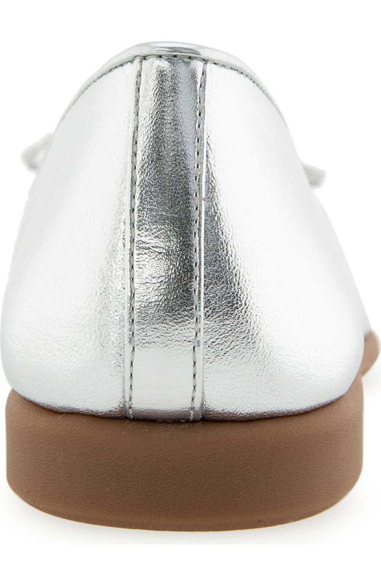 Aerosoles Novia Ballet Flat, Alternate, color, Silver Metallic Leather