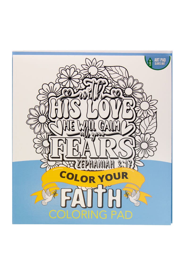 24 Page Coloring Pad, Alternate, color, Multicolored