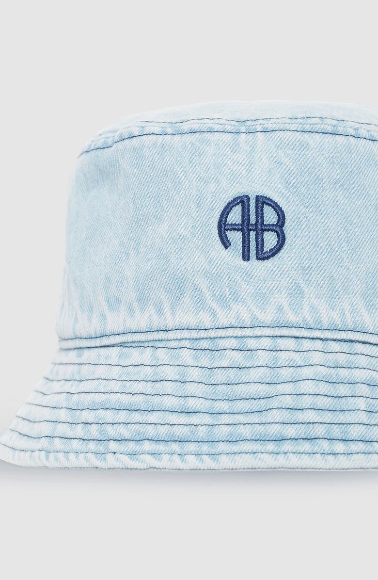 ANINE BING Nicks Bucket Hat, Alternate, color, Lucid Blue