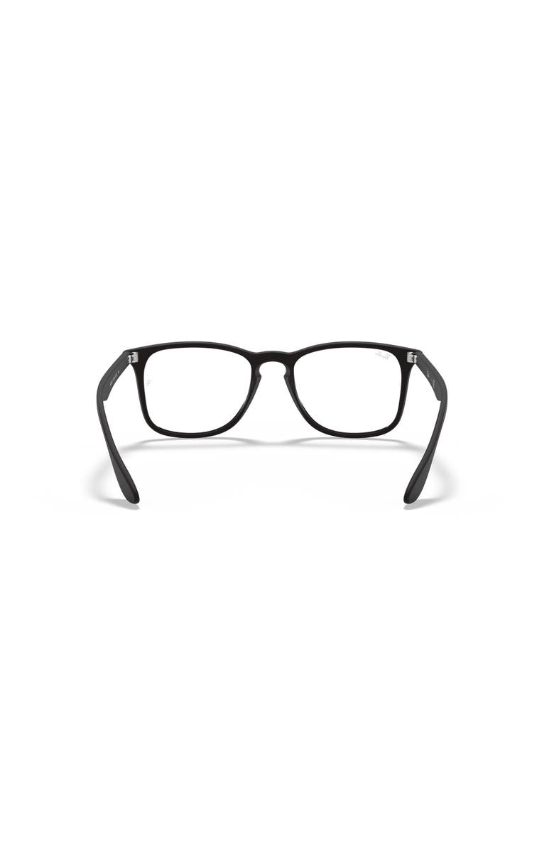 Ray-Ban 52mm Square optical glasses, Alternate, color, Black