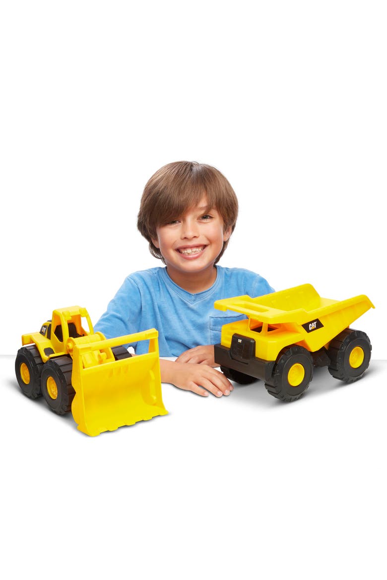 Construction Fleet Toy Bulldozer, Alternate, color, Multicolored