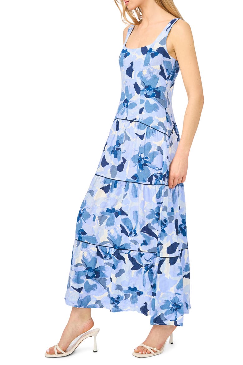 Drop Waist Maxi Dress, Alternate, color, MOONLIGHT BLUE