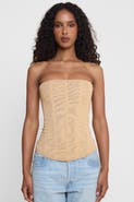 LEAU Muse Mesh Corset Top