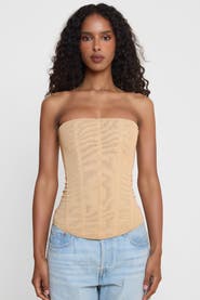 LEAU Muse Mesh Corset Top