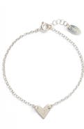 Nashelle Initial Heart Bracelet