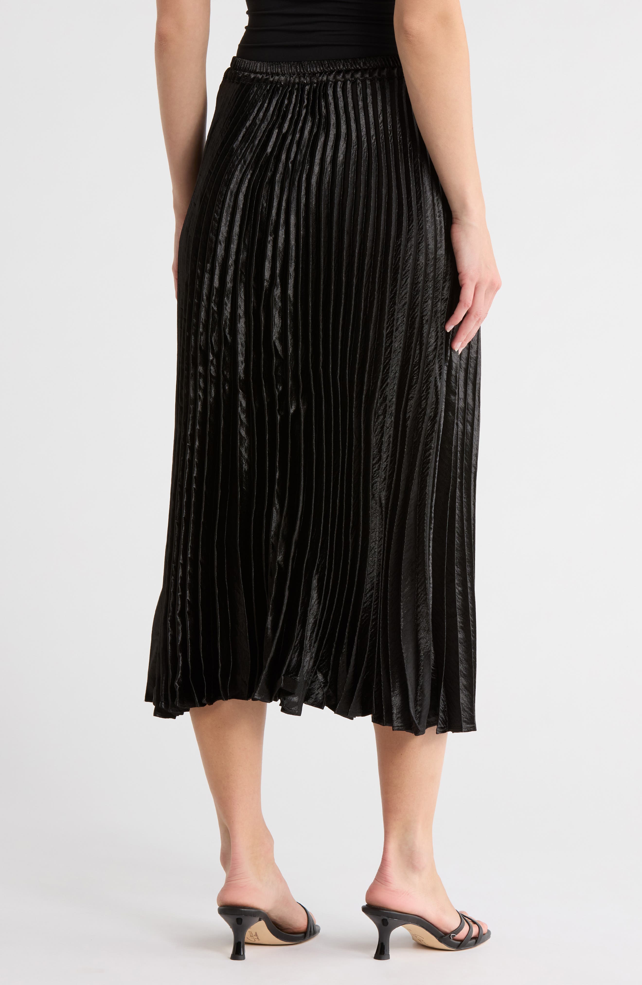 Pleated Midi Skirt - image 2