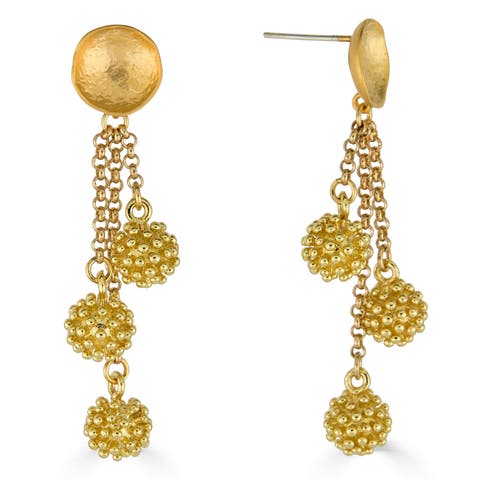 Cluster Drop Earrings