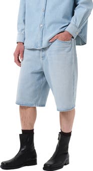 AGOLDE Fusion Slouchy Denim Skater Shorts
