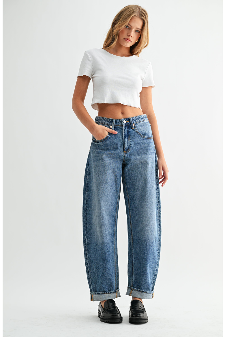 High Rise Curve Jeans, Alternate, color, Medium Wash