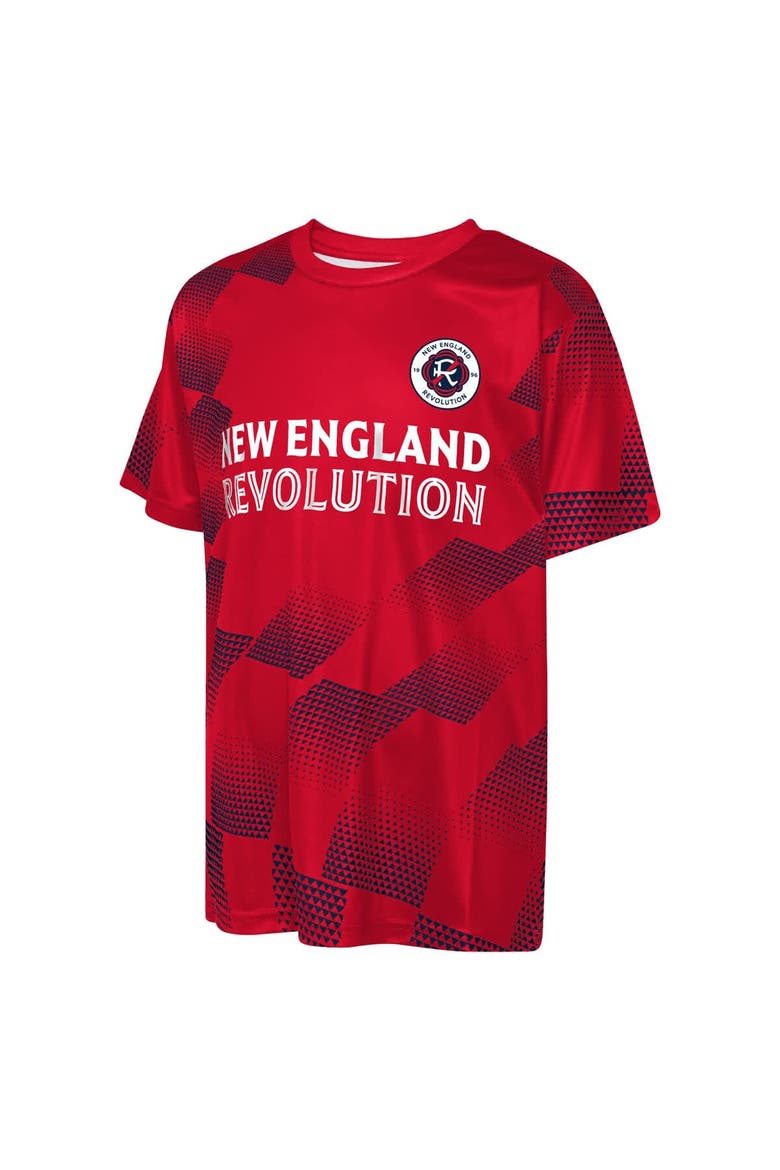 Youth Outerstuff  Red New England Revolution Sheer Thrill T-Shirt, Alternate, color, Red