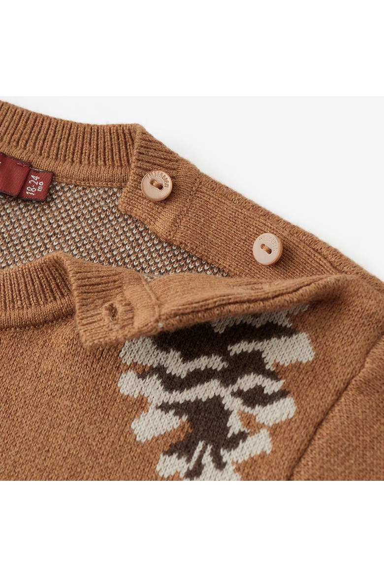 Knitted Sweater, Alternate, color, Pinecone & Hedgehog