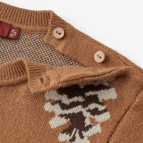 Milkbarn Knitted Sweater In Brown