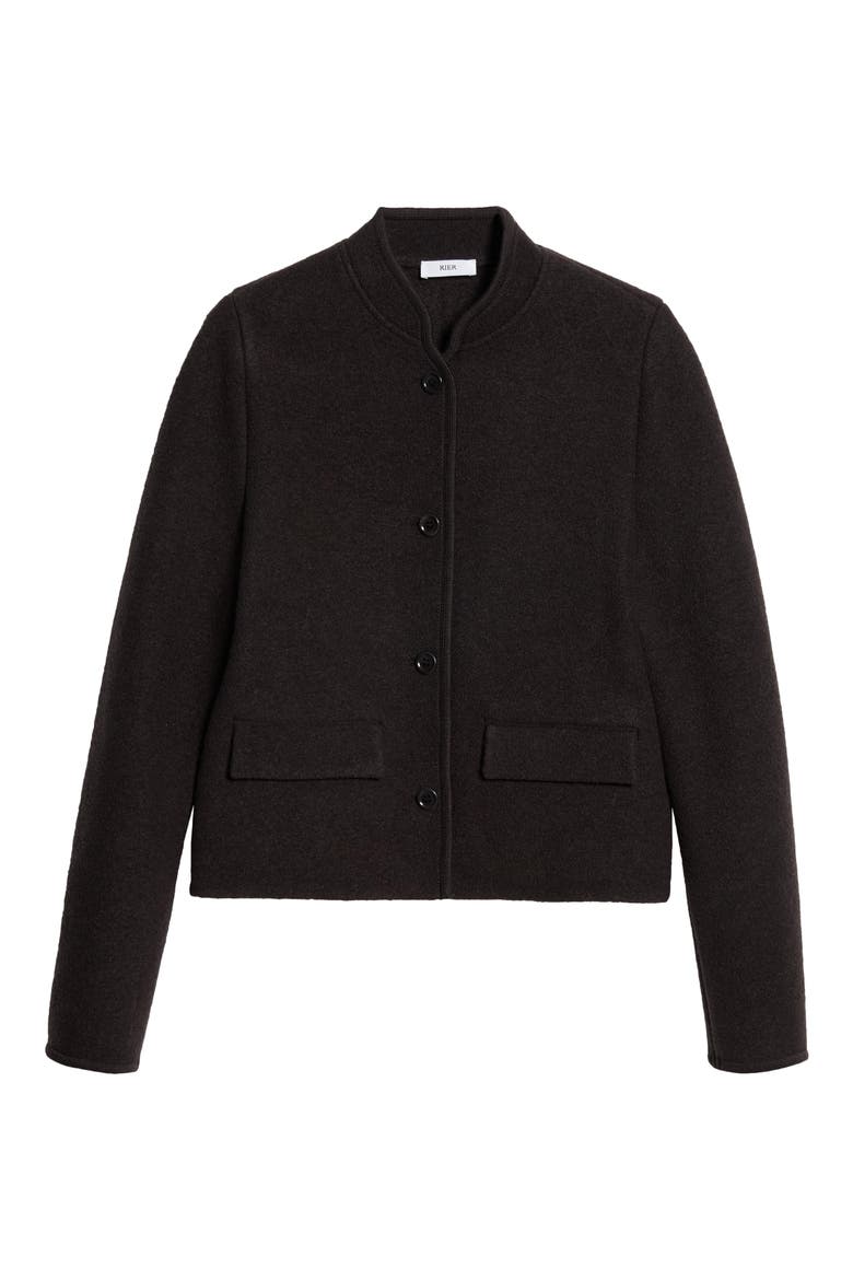 Walker Mini Wool Jacket, Main, color, CHARBON FELTED