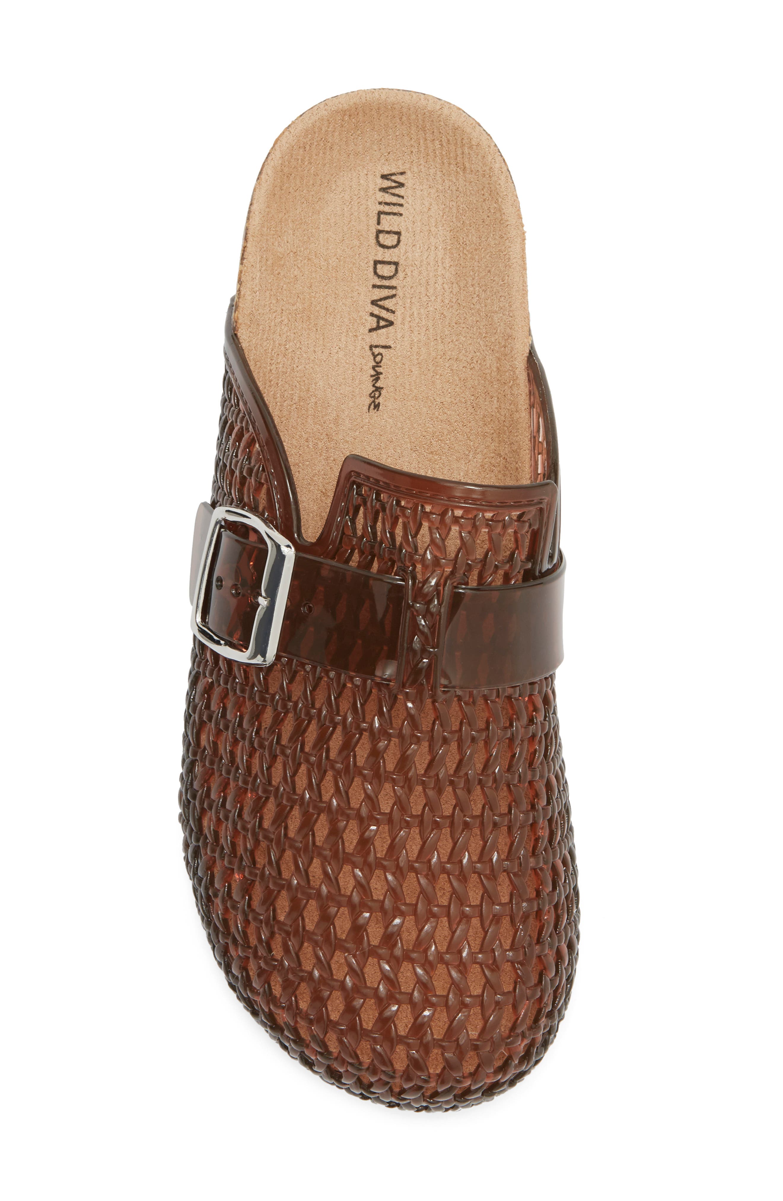 Matcha Mule, Alternate, color, BROWN