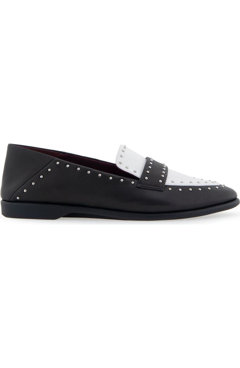 Aerosoles Beatrix Two-Tone Stud Loafer, Alternate, color, Black Combo