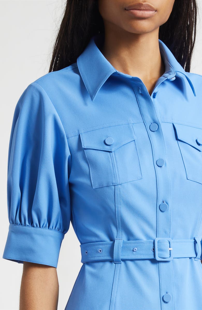 Cinq à Sept Zillah Shirtdress, Alternate, color, Cobalt Wave