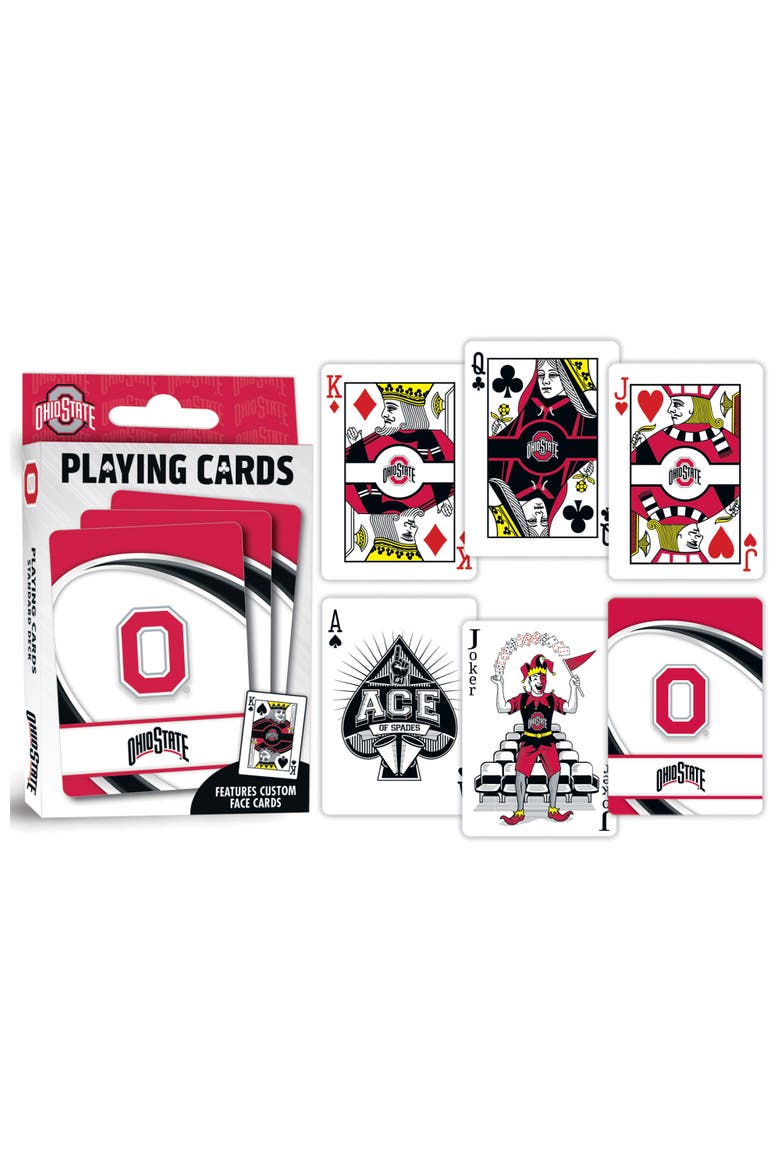 Ohio State Buckeyes Playing Cards, Alternate, color, Multicolor
