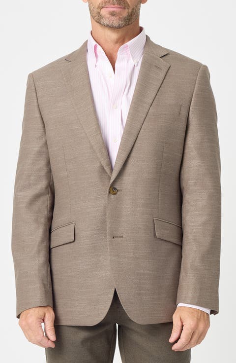 Herringbone Slim Fit Sport Coat