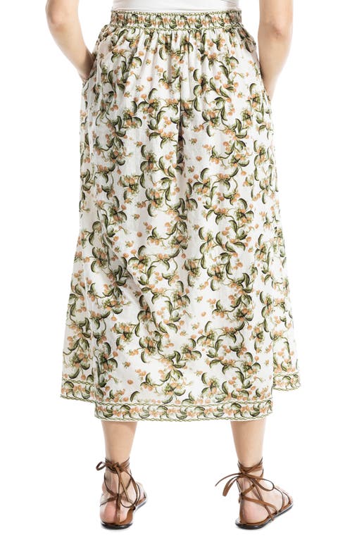 Max Studio A-line Maxi Skirt In Multi