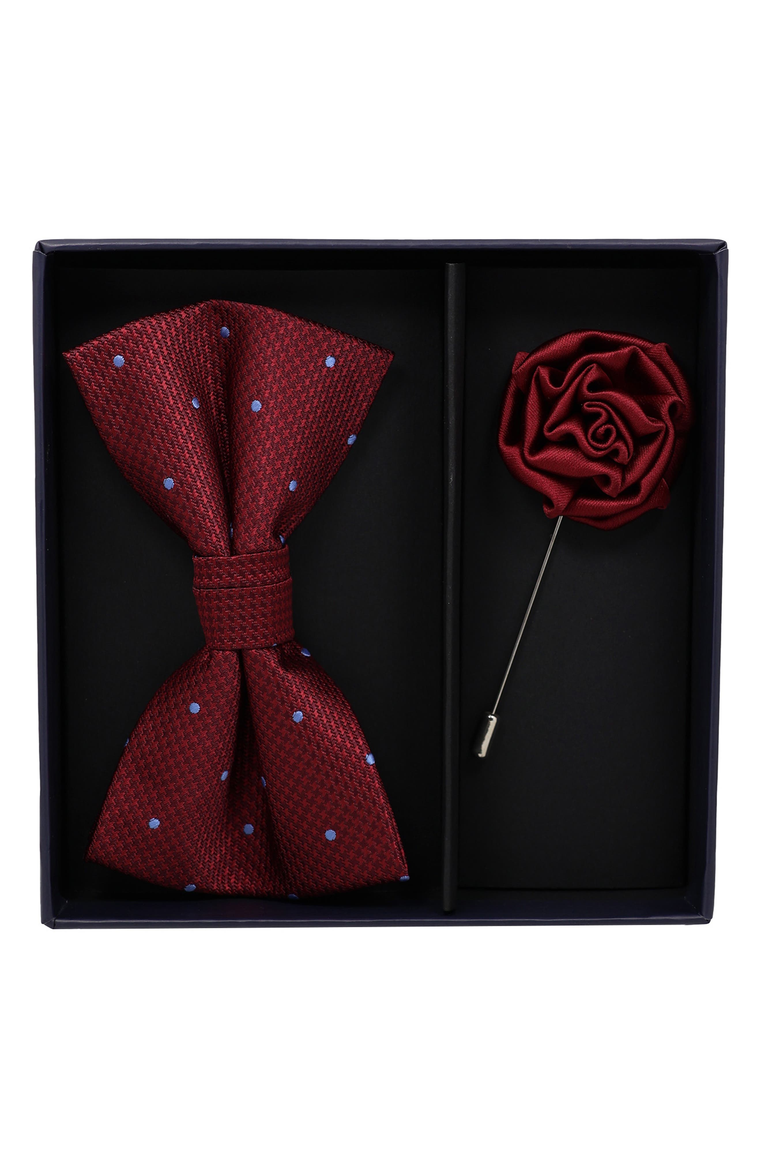 Dot Bow Tie & Lapel Pin Set
