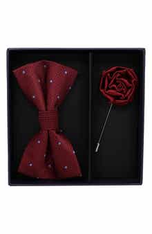 Dot Bow Tie & Lapel Pin Set