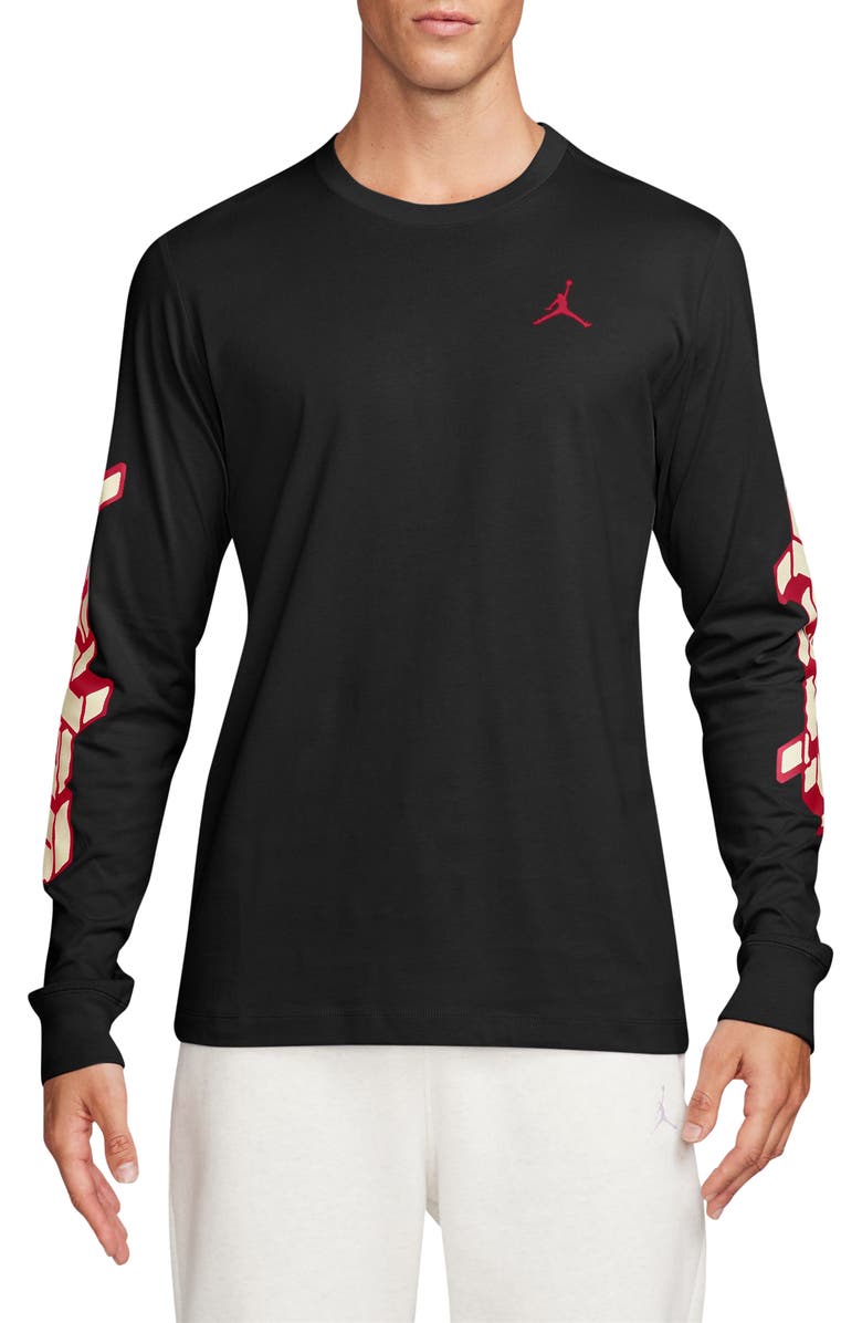 Jordan Jumpman Long Sleeve Graphic T-Shirt, Main, color, 