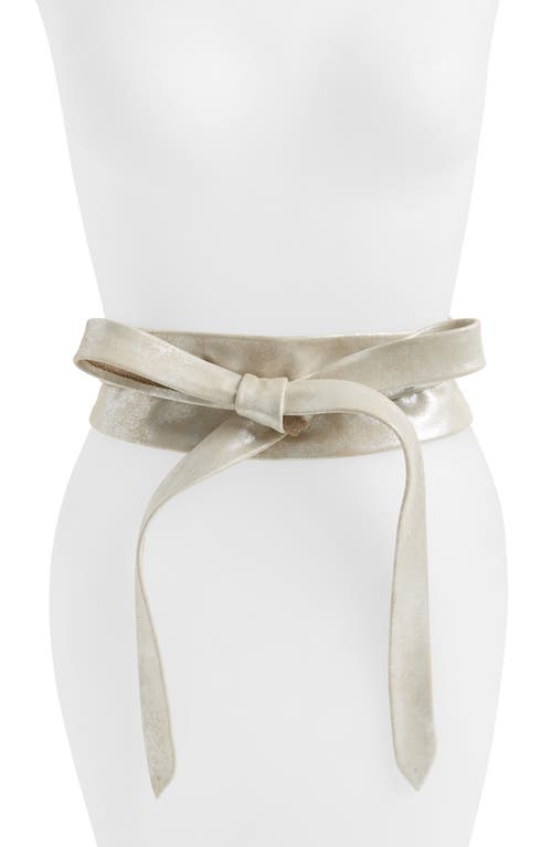 Ada Classic Wrap Belt in Silver Shimmer  product
