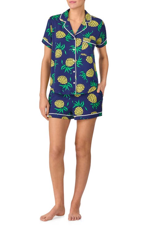print short pajamas