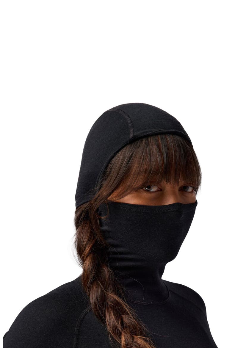 Cedars Rws Merino Lt-Wt Baselayer Balaclava Top - Women's, Alternate, color, Black