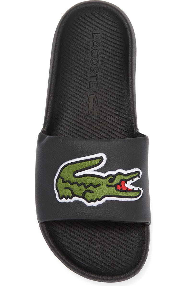 Lacoste Croco Slide Sandal, Alternate, color,
