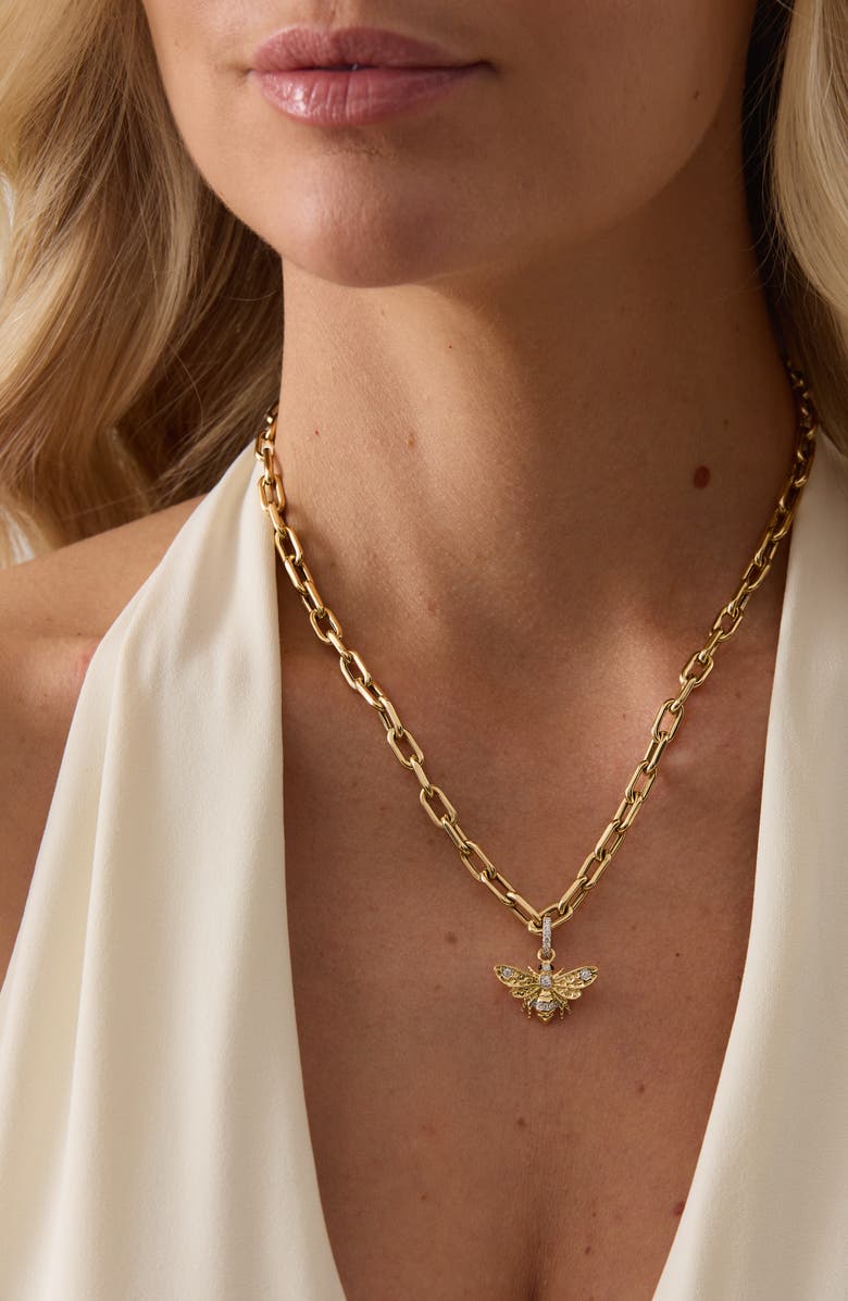 Sara Weinstock Queen Bee Diamond Charm, Alternate, color,