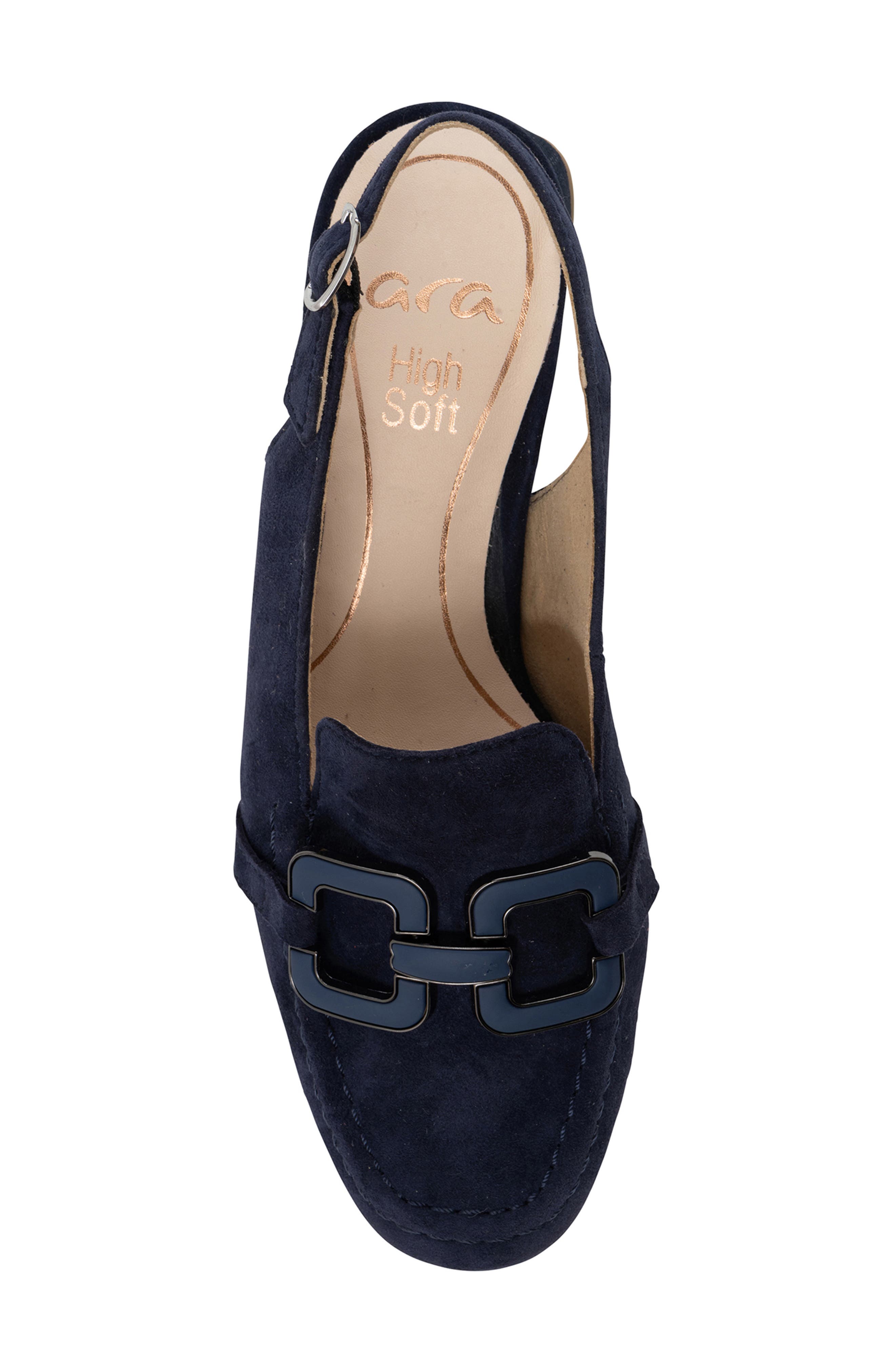 ara Granada Slingback Pump, Alternate, color, Midnight Blue