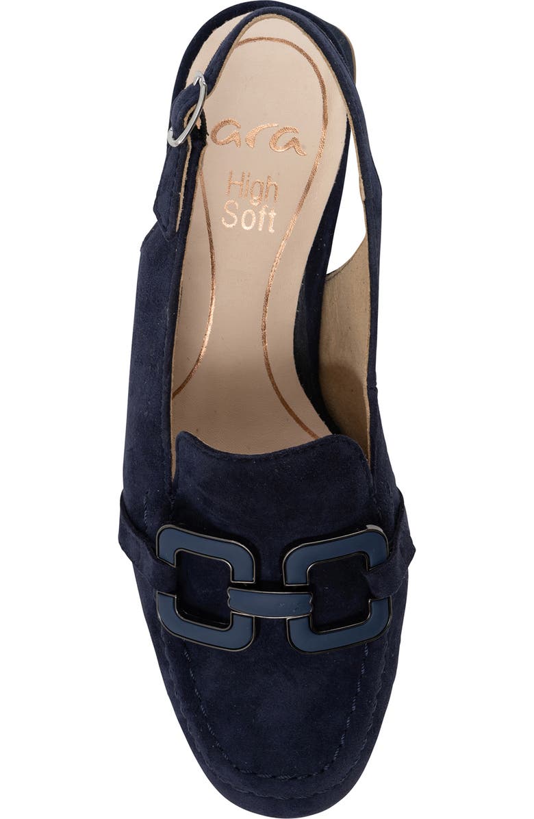 ara Granada Slingback Pump, Alternate, color, Midnight Blue