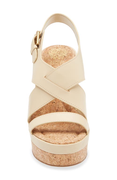 Vince Camuto Diliah Platform Wedge Sandal In Gold