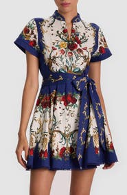Alice + Olivia Lucy Floral Shirtdress