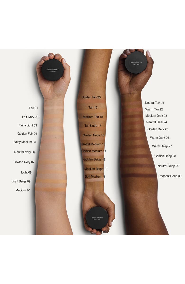 bareMinerals<sup>®</sup> ORIGINAL Loose Powder Foundation SPF 15, Alternate, color, 30 Deepest Deep