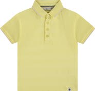 Stains and Stories by Babyface Textured Pattern Polo Shirt