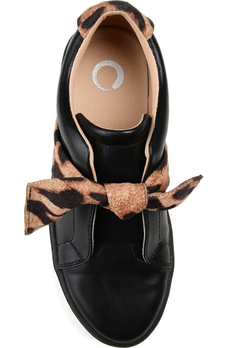 Journee Collection Abrina Sneaker, Alternate, color, Black