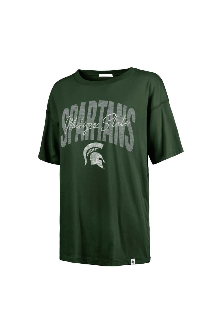 Women's '47  Green Michigan State Spartans Muse Sadie T-Shirt, Alternate, color, Green