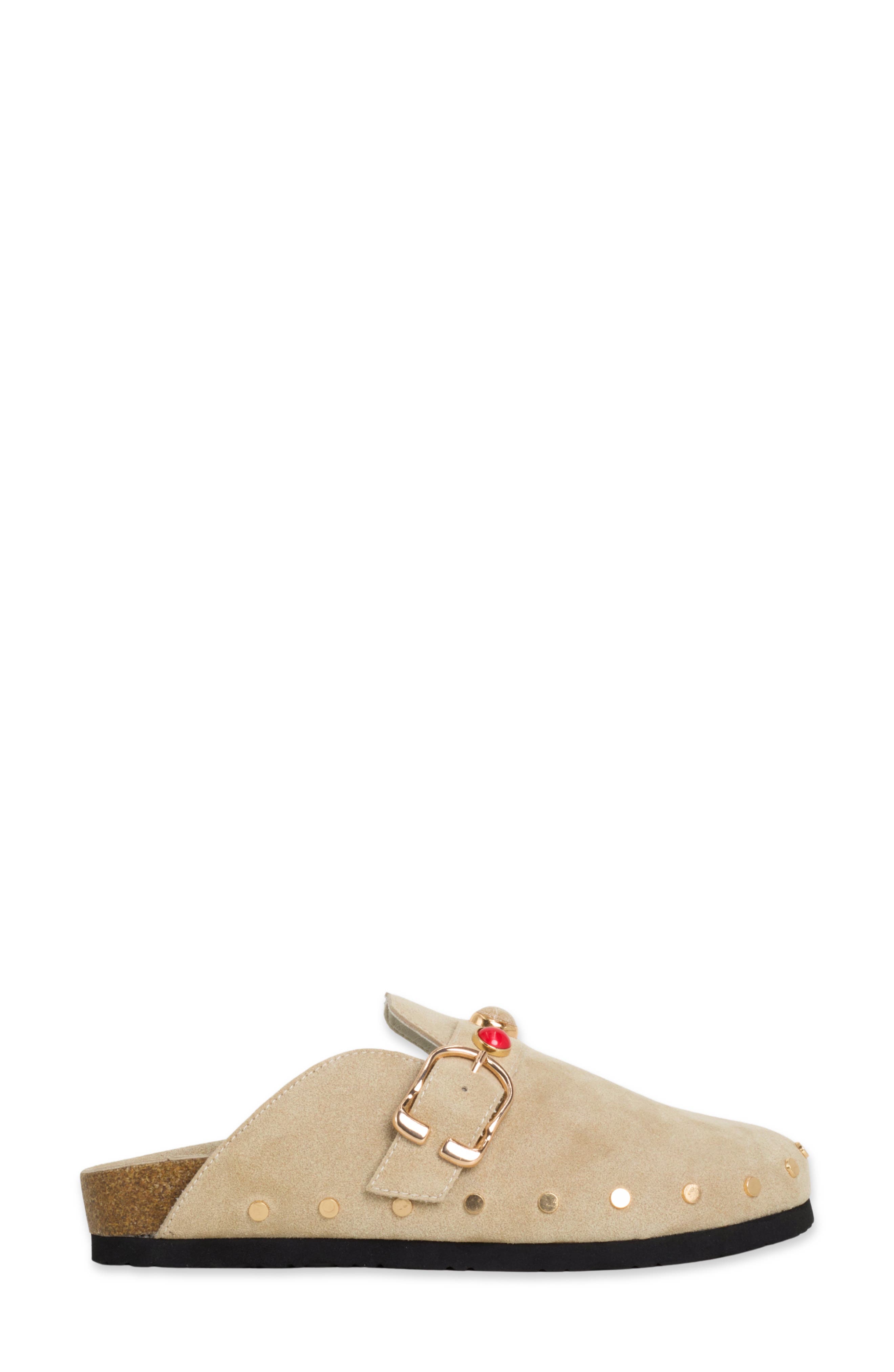 Tina Clog, Alternate, color, BEIGE SUEDE