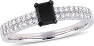 Julianna B. 3/4 CTW Black Diamond Engagement Ring 14k