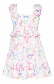 Baby Sara Kids' Bow Print Dress