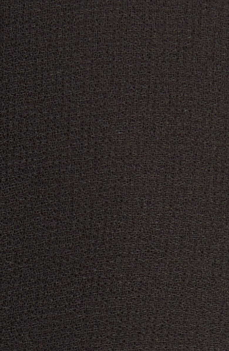 Free People Retro Sheer Blouse, Alternate, color, Black