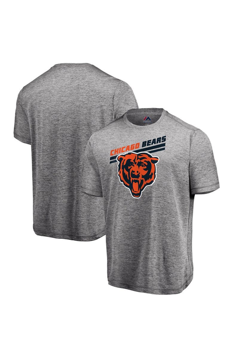 MAJESTIC Men's Majestic Gray Chicago Bears Showtime Pro Grade Cool Base T-Shirt, Main, color,